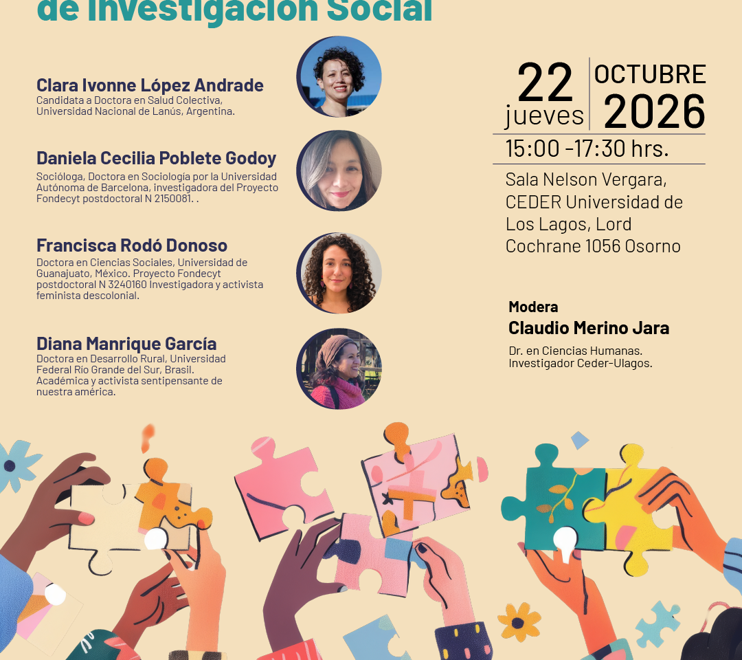 Conversatorio-Taller abordará metodologías colaborativas de investigación social en CEDER ULagos