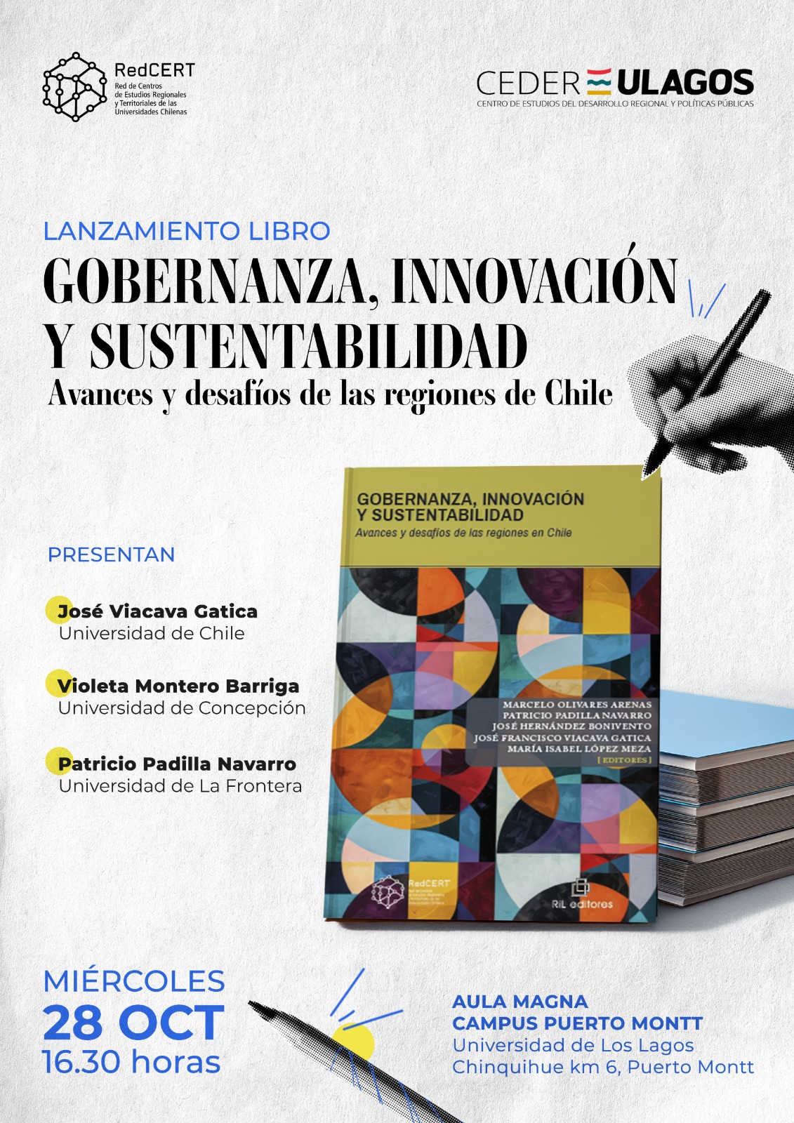 Lanzamiento del libro “Gobernanza, innovación y sustentabilidad: Avances y desafíos de las regiones de Chile”