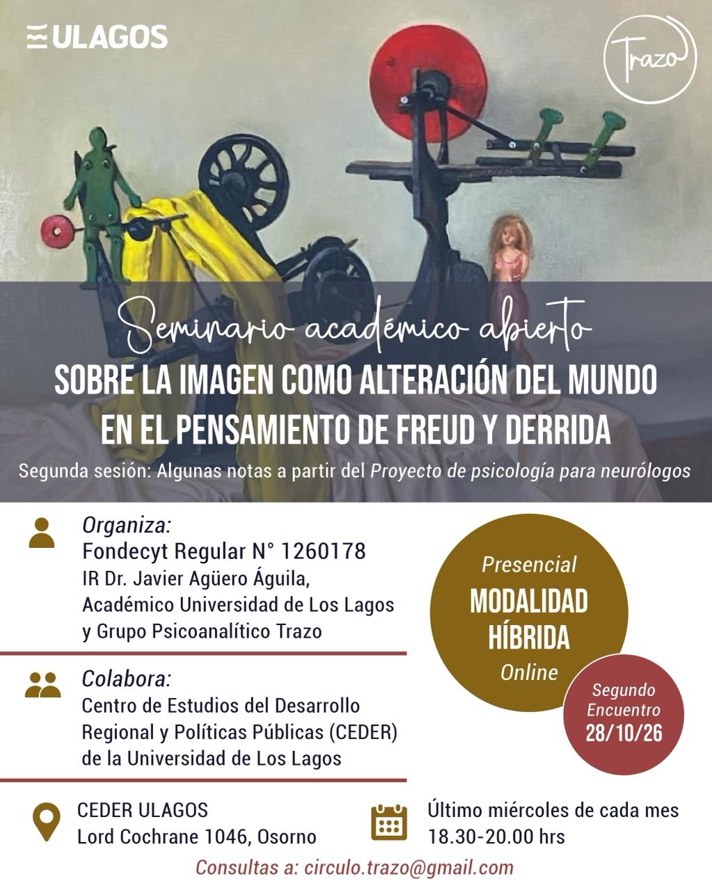 Seminario académico abierto: Sobre la imagen como alteración del mundo en el pensamiento de Freud y Derrida