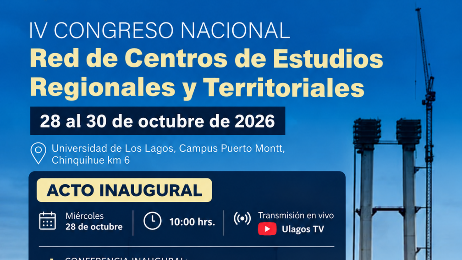 Universidad de Los Lagos será sede del IV Congreso Nacional RedCERT en Puerto Montt